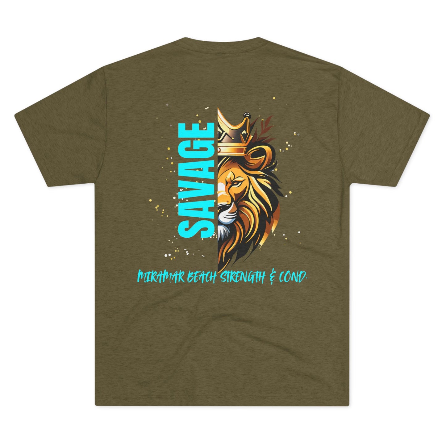 "savage Mindset" Tri-Blend Crew Tee