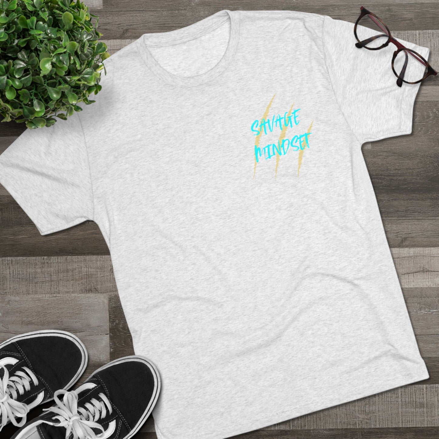 "savage Mindset" Tri-Blend Crew Tee