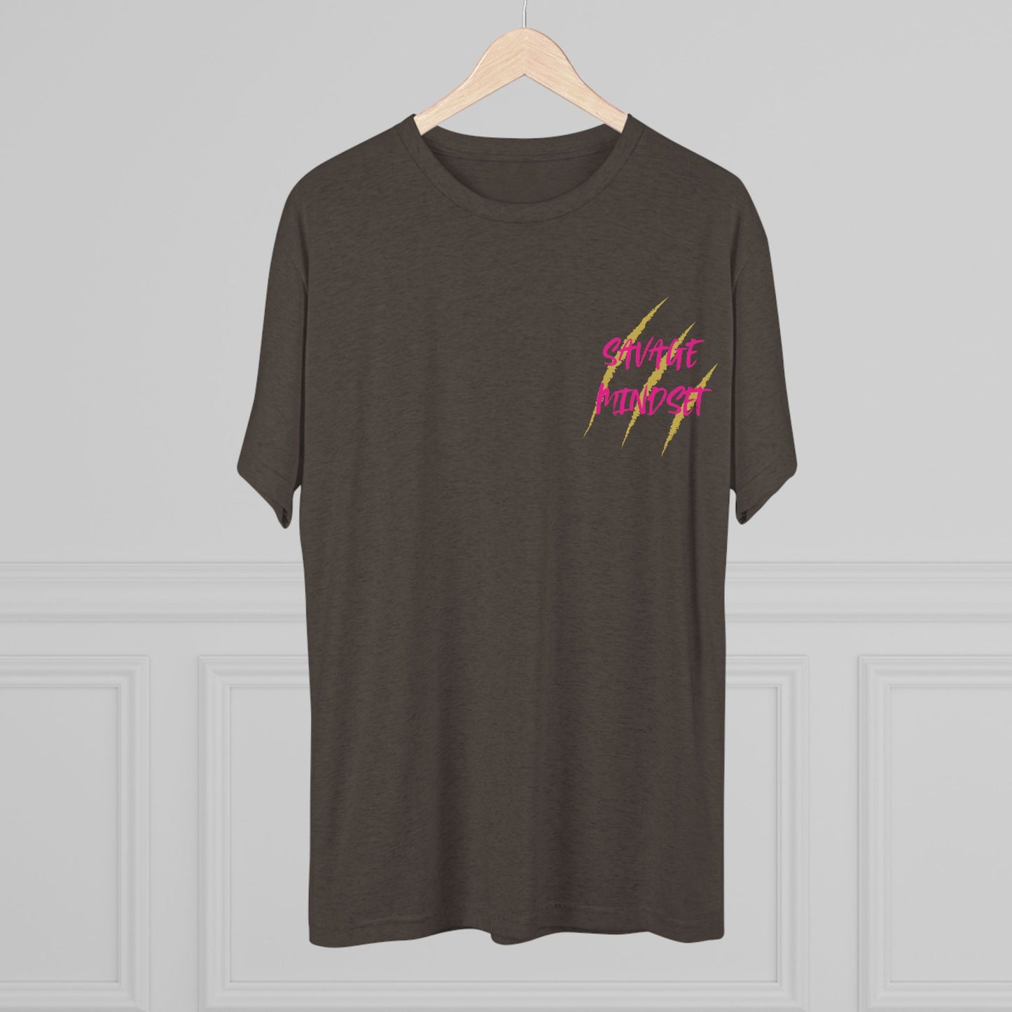 Ladies: "Savage Mindset" Tri-Blend Crew Tee