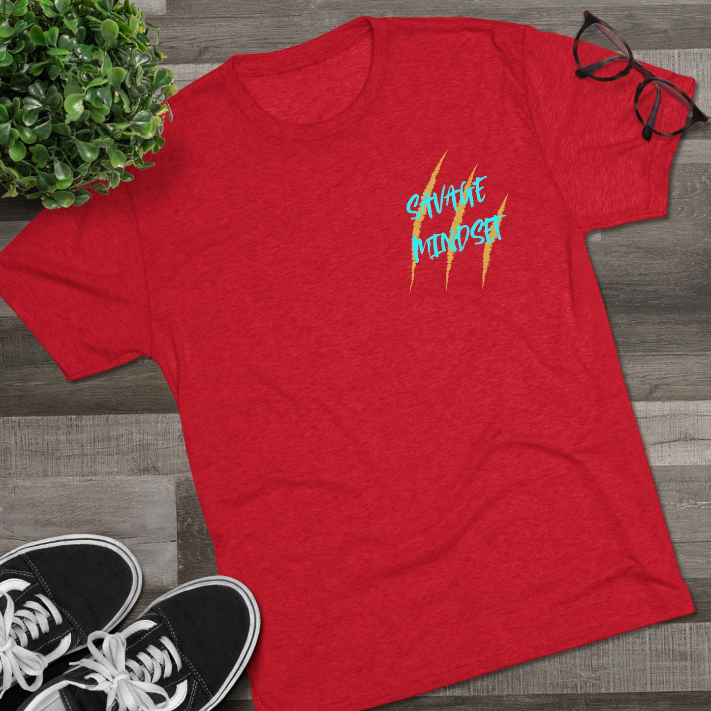 "savage Mindset" Tri-Blend Crew Tee