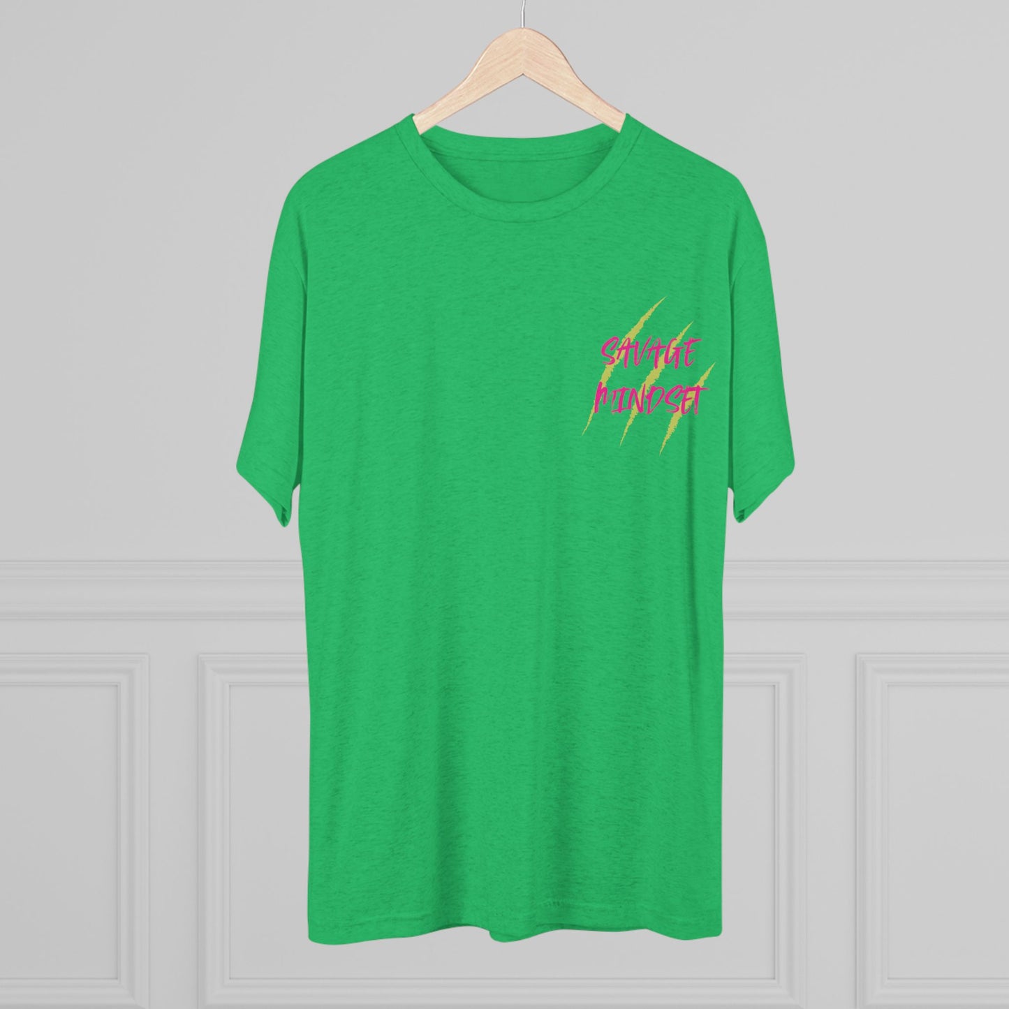 Ladies: "Savage Mindset" Tri-Blend Crew Tee