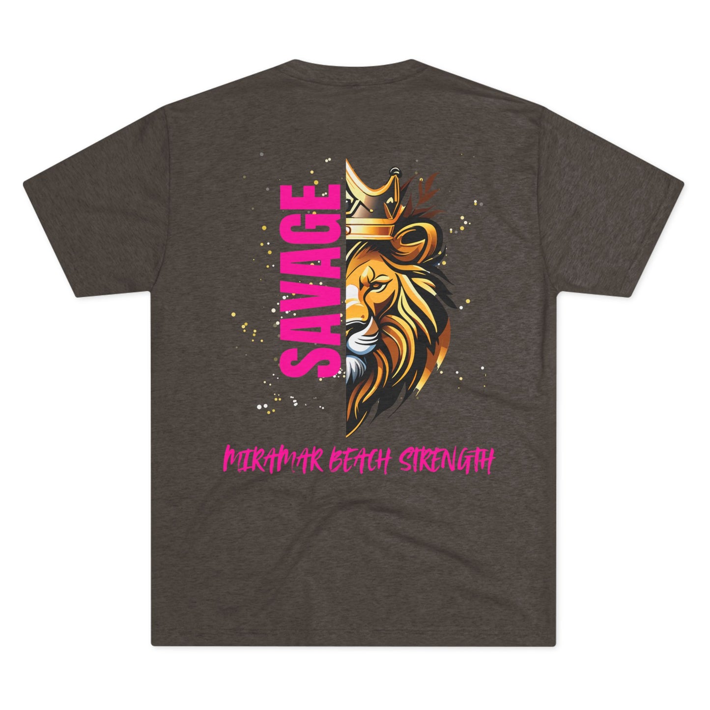 Ladies: "Savage Mindset" Tri-Blend Crew Tee