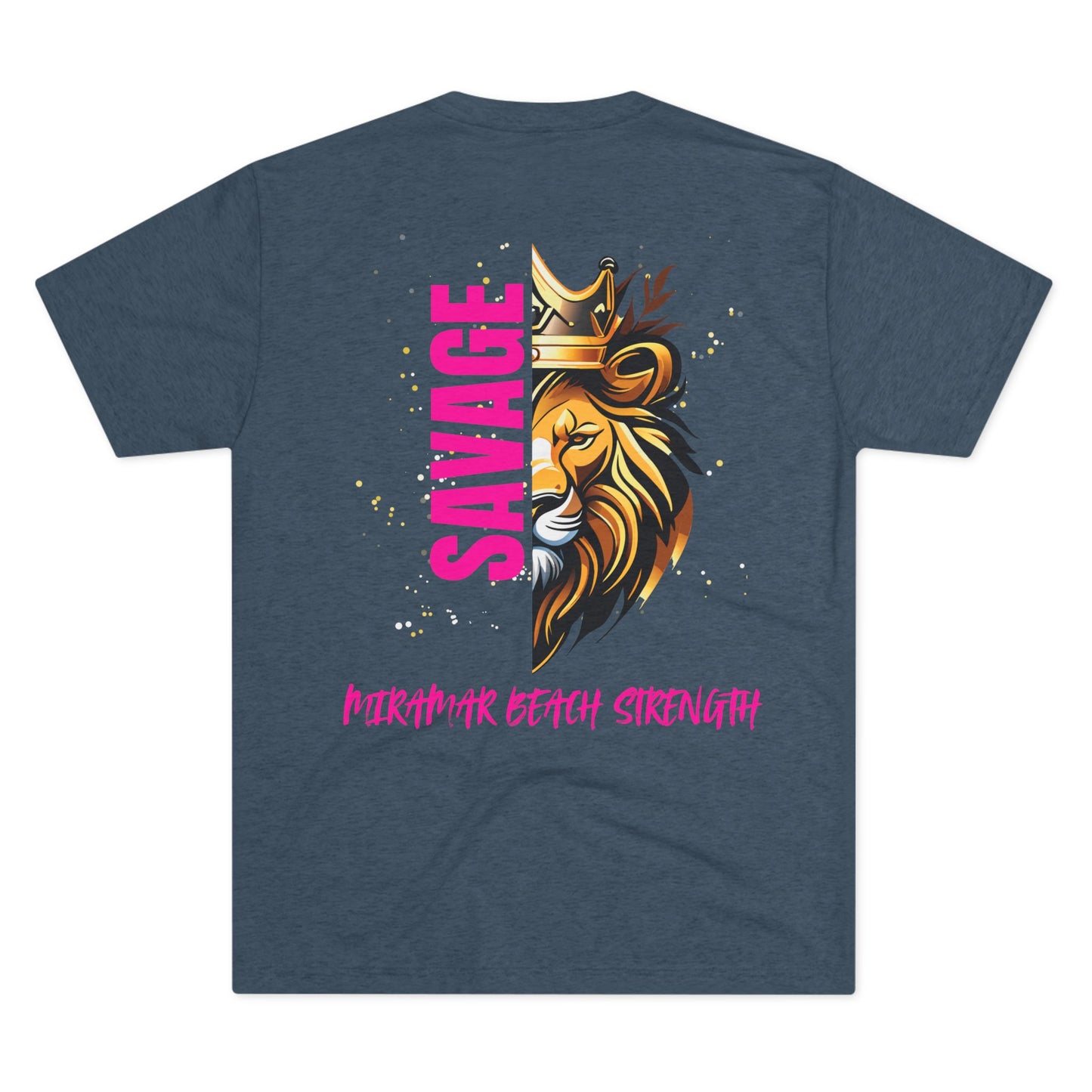 Ladies: "Savage Mindset" Tri-Blend Crew Tee