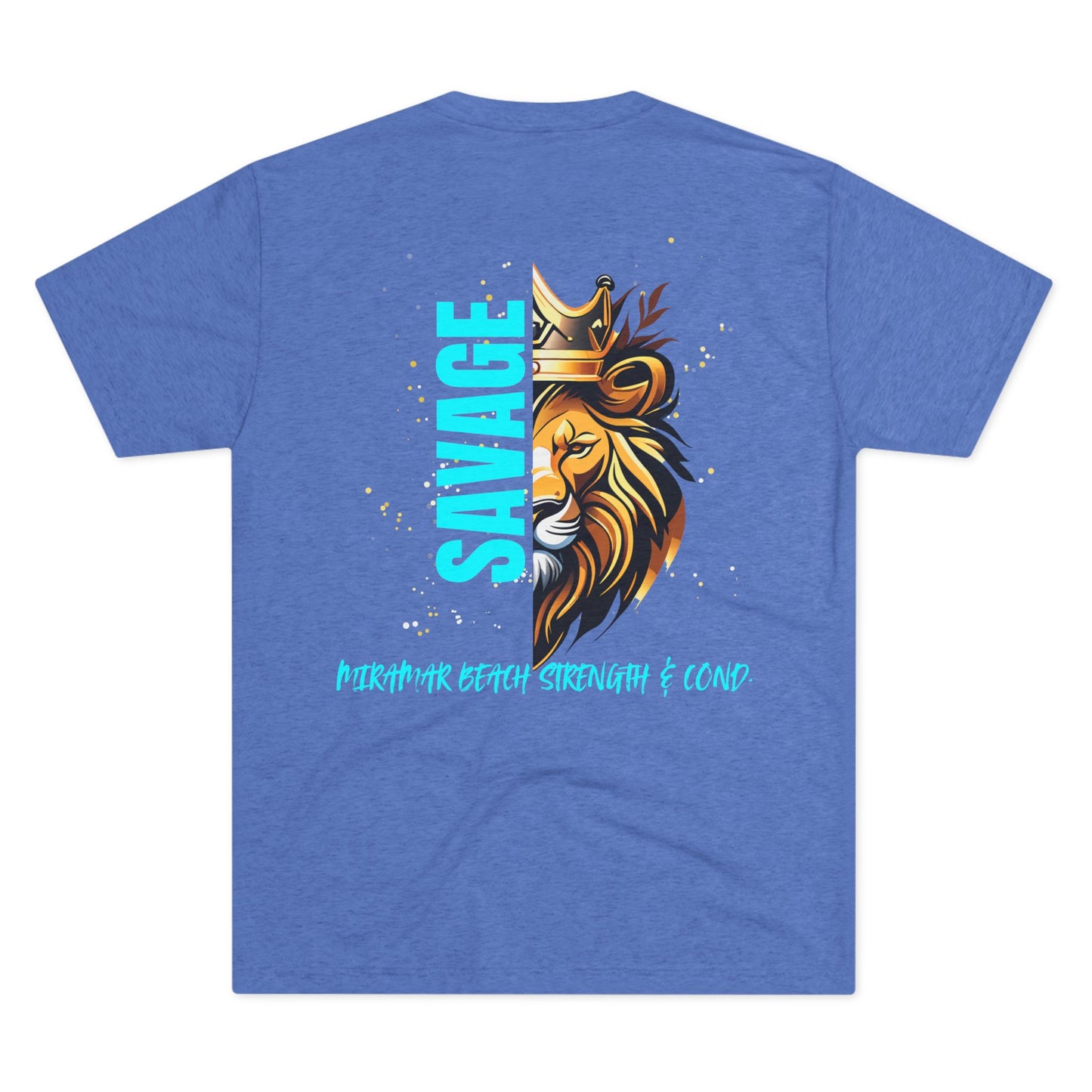 "savage Mindset" Tri-Blend Crew Tee