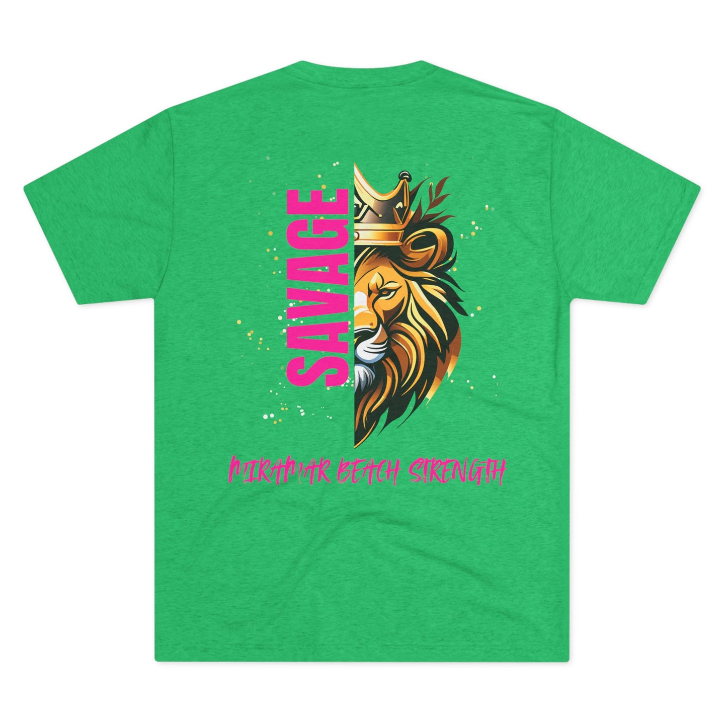 Ladies: "Savage Mindset" Tri-Blend Crew Tee