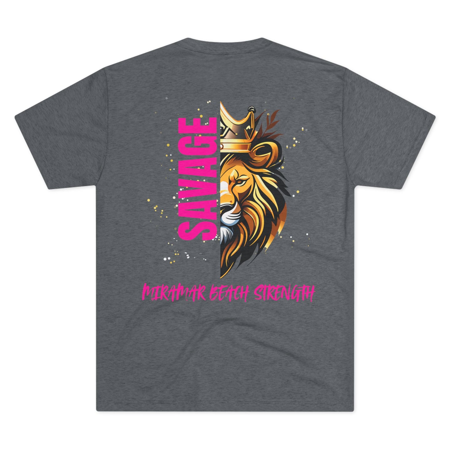 Ladies: "Savage Mindset" Tri-Blend Crew Tee