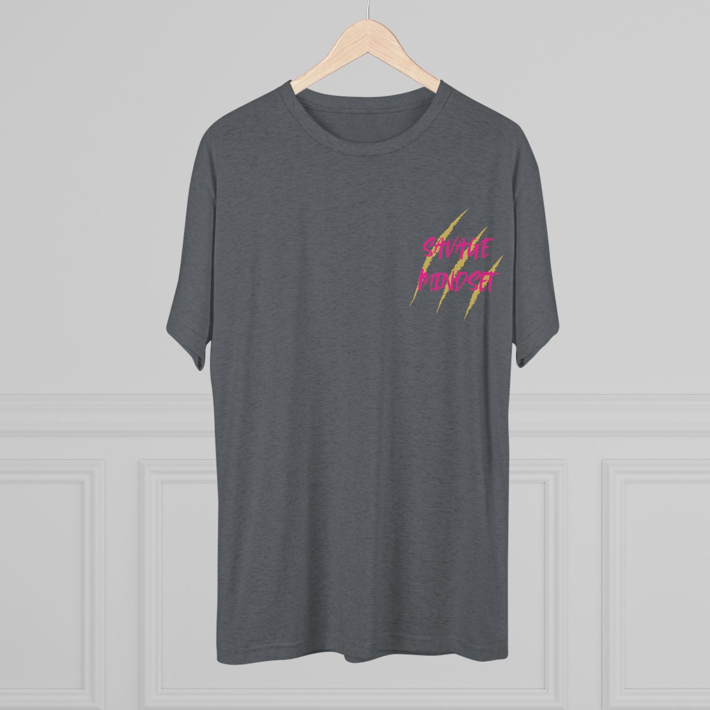 Ladies: "Savage Mindset" Tri-Blend Crew Tee