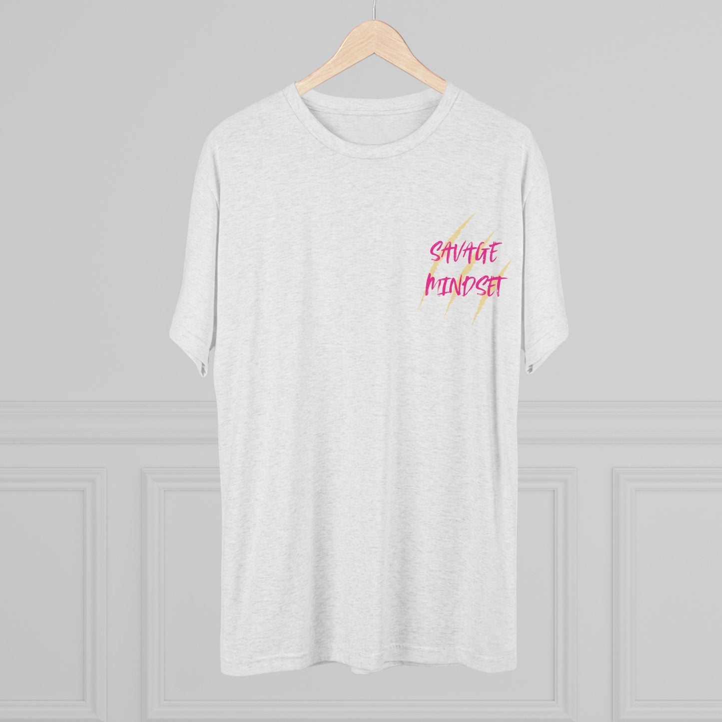 Ladies: "Savage Mindset" Tri-Blend Crew Tee