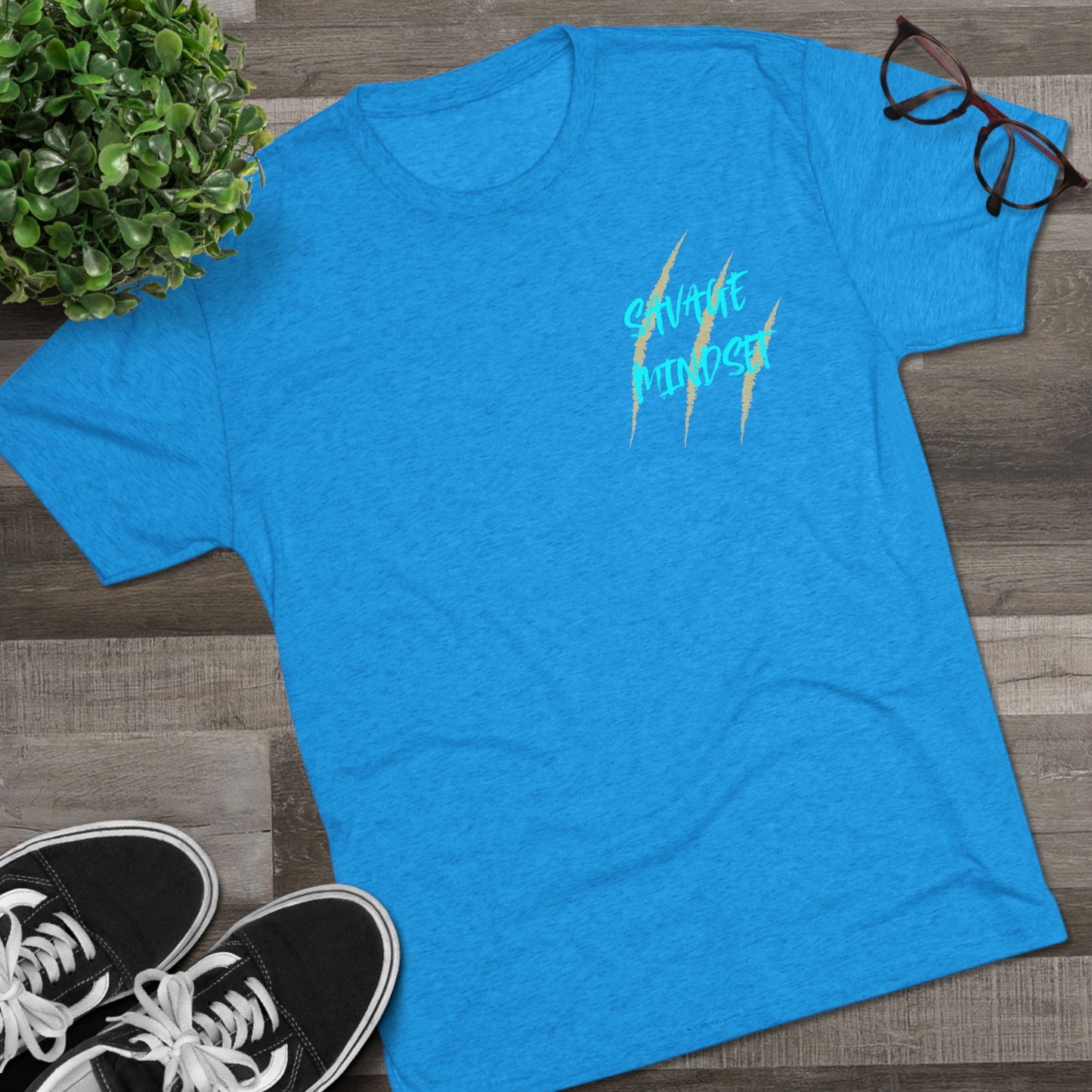 "savage Mindset" Tri-Blend Crew Tee