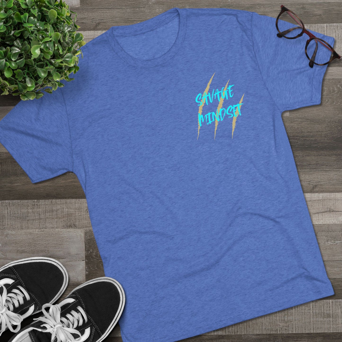 "savage Mindset" Tri-Blend Crew Tee