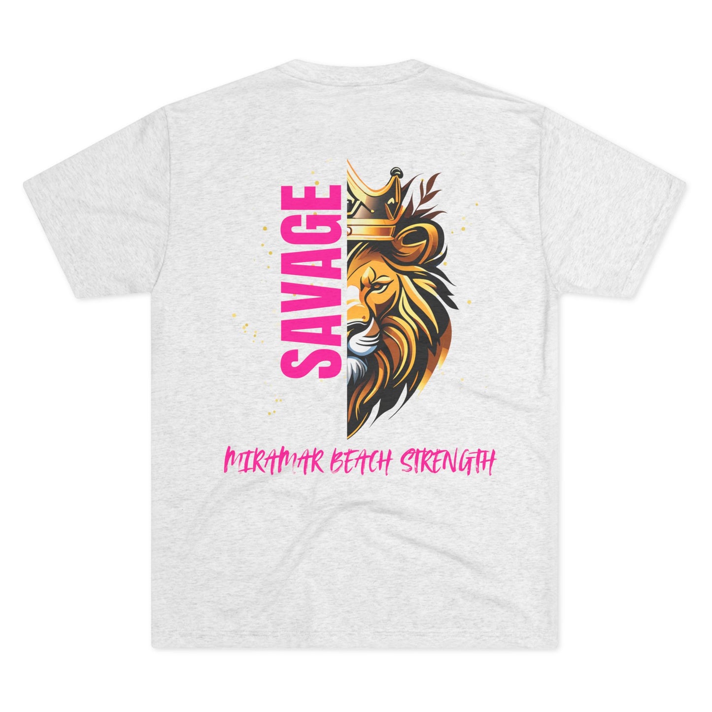 Ladies: "Savage Mindset" Tri-Blend Crew Tee