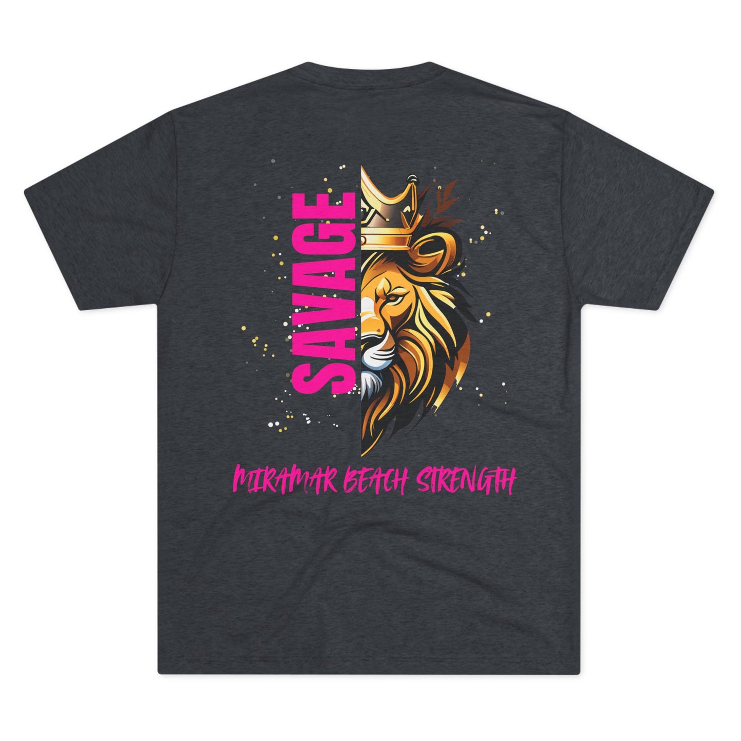 Ladies: "Savage Mindset" Tri-Blend Crew Tee