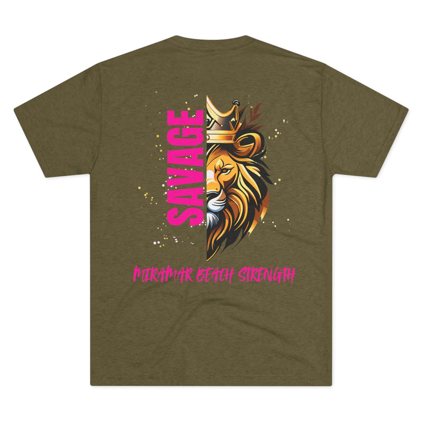 Ladies: "Savage Mindset" Tri-Blend Crew Tee
