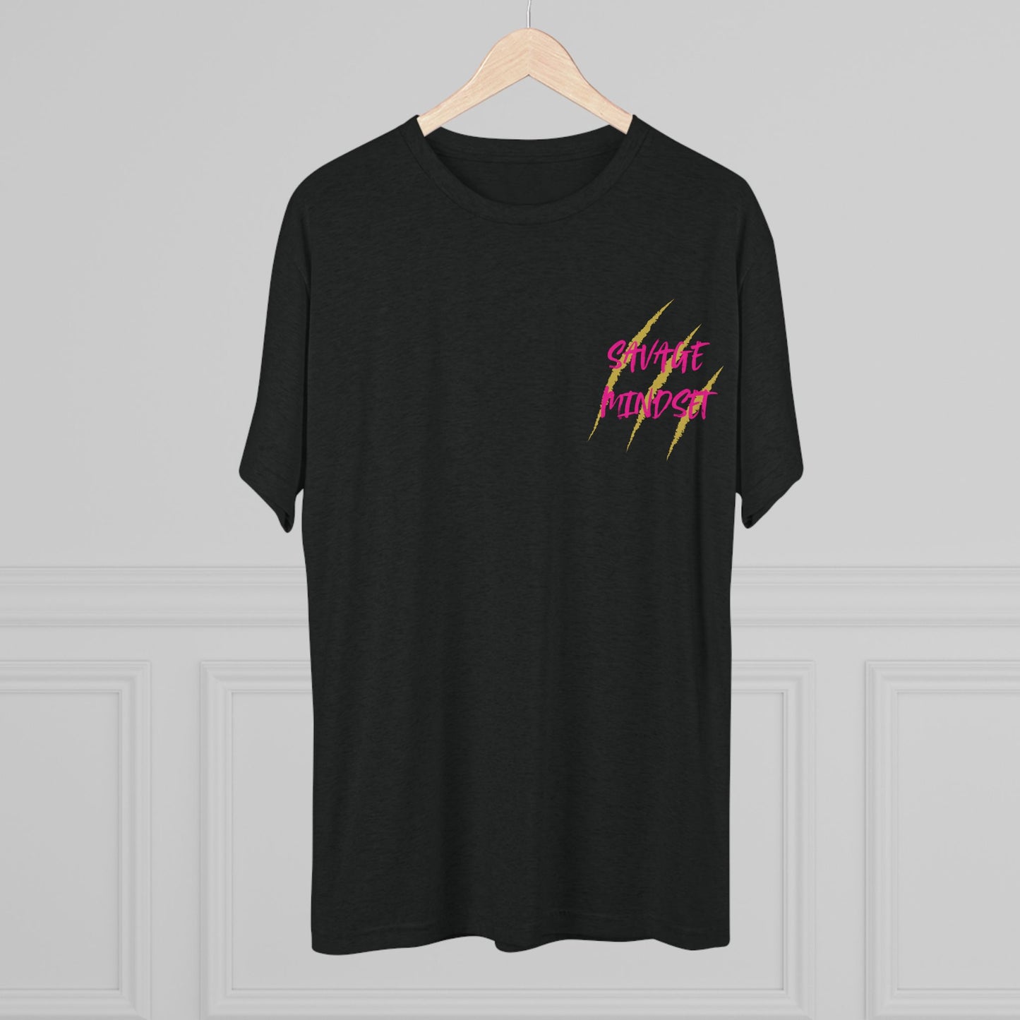 Ladies: "Savage Mindset" Tri-Blend Crew Tee
