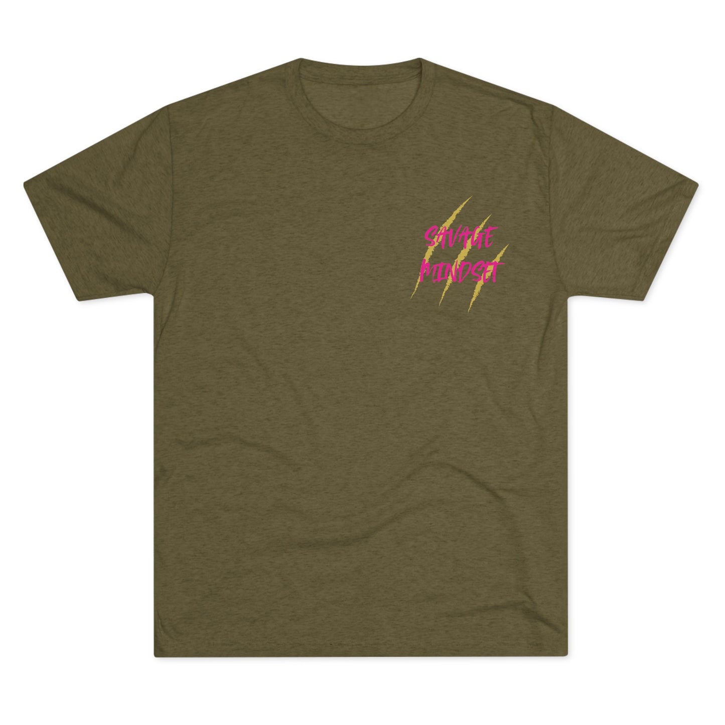 Ladies: "Savage Mindset" Tri-Blend Crew Tee