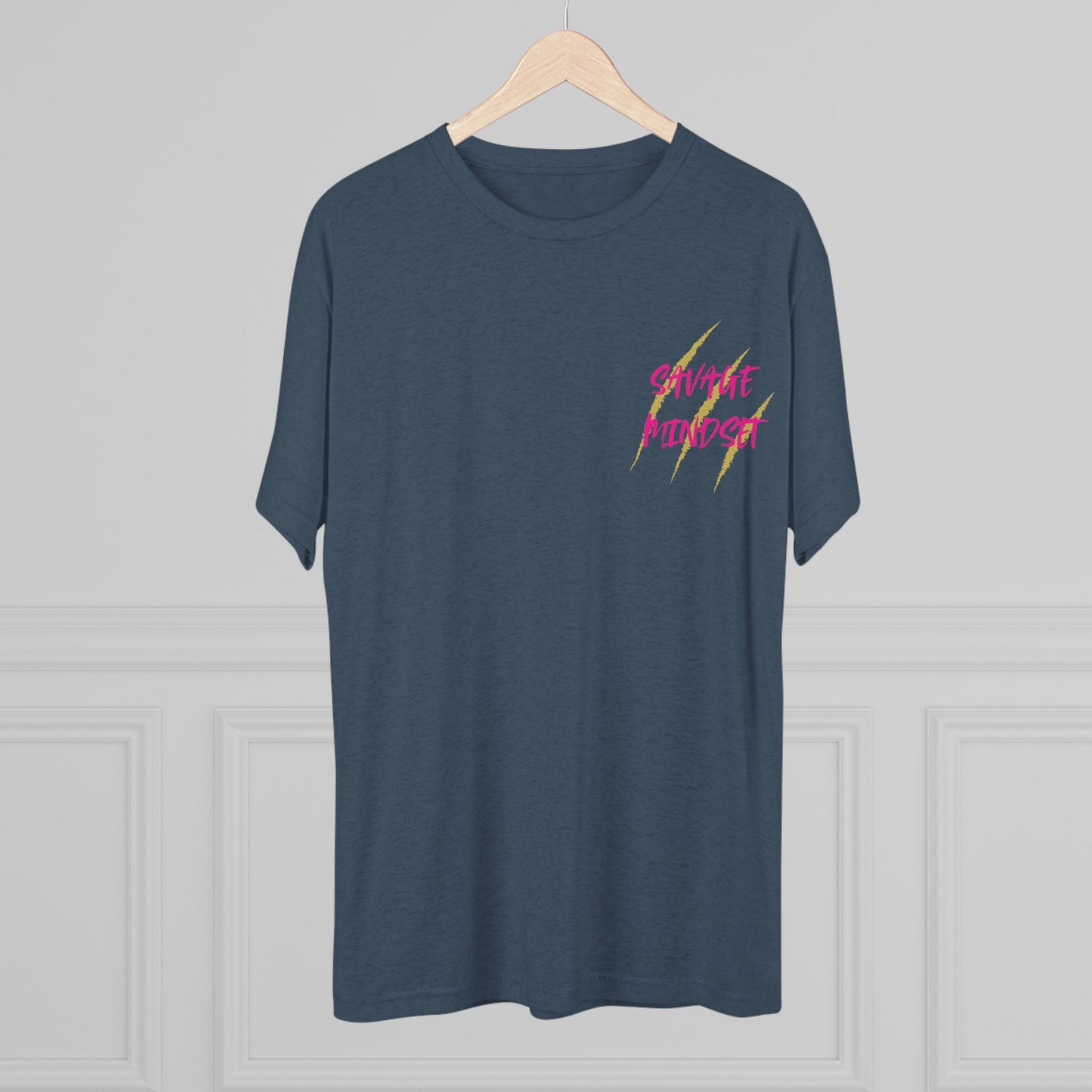 Ladies: "Savage Mindset" Tri-Blend Crew Tee