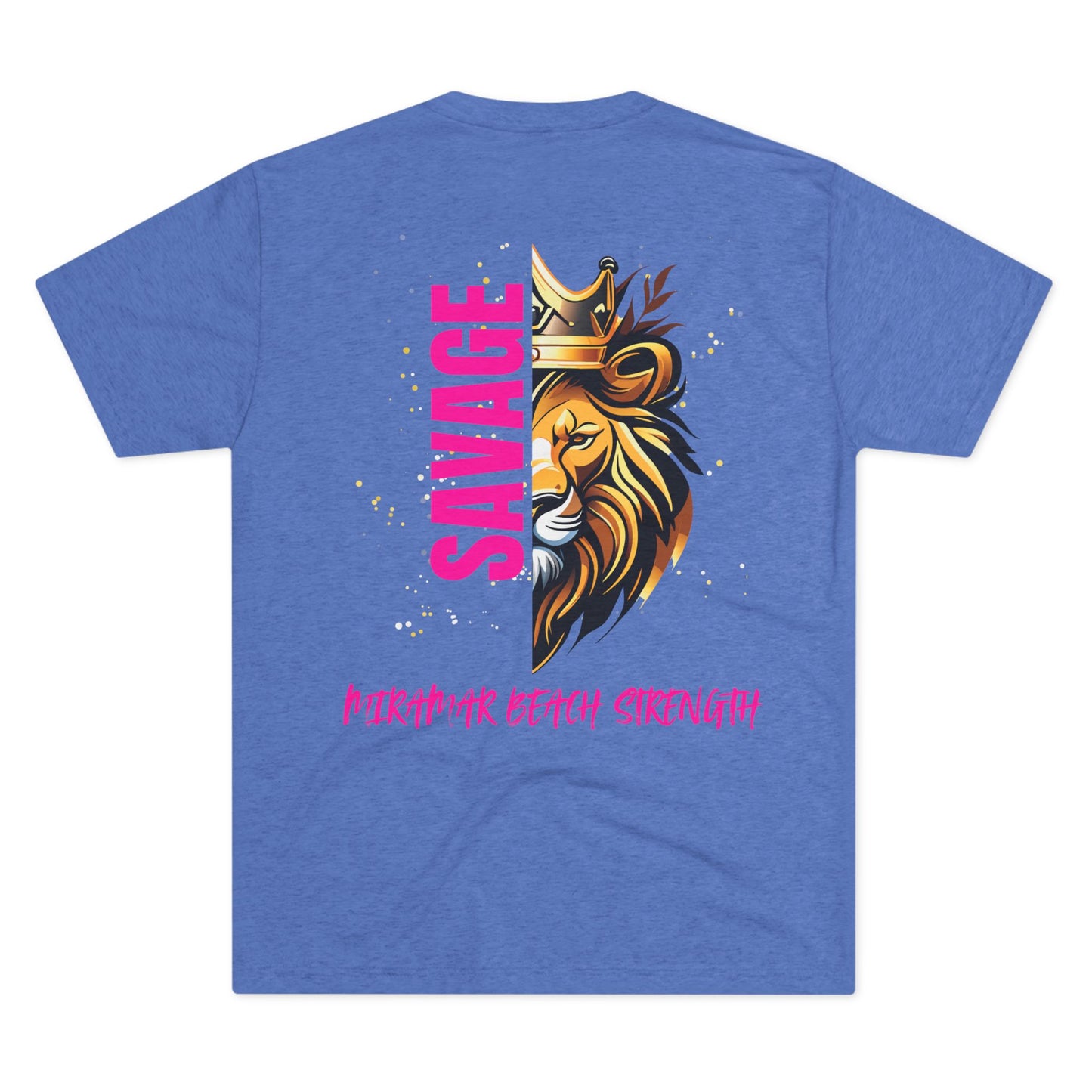 Ladies: "Savage Mindset" Tri-Blend Crew Tee