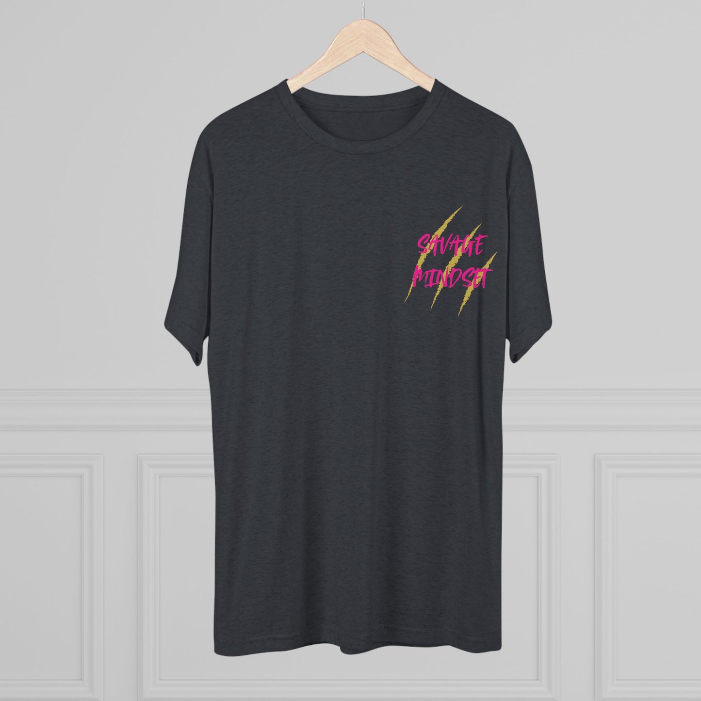 Ladies: "Savage Mindset" Tri-Blend Crew Tee