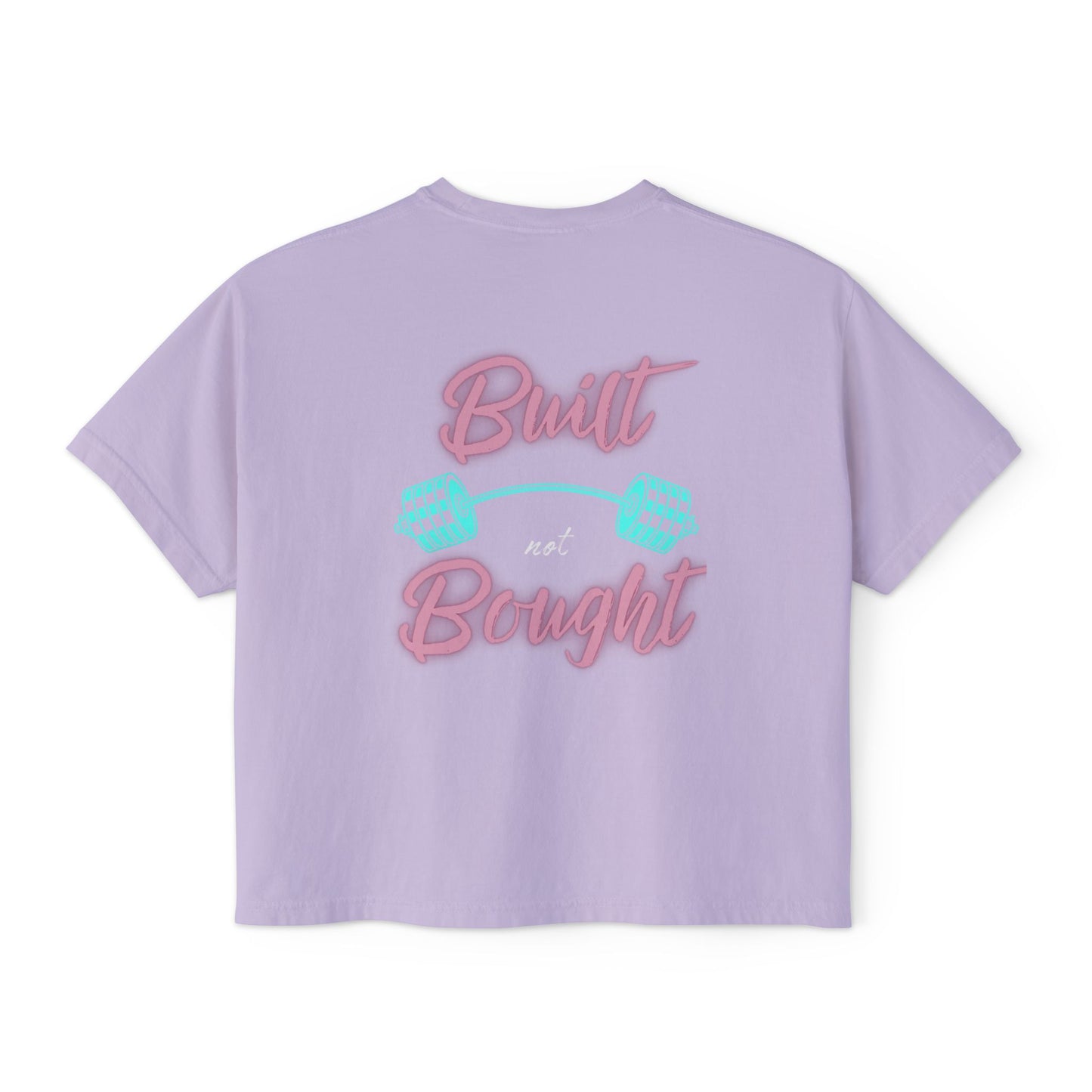 Built not Bought Women's Boxy Tee (oversized crop)