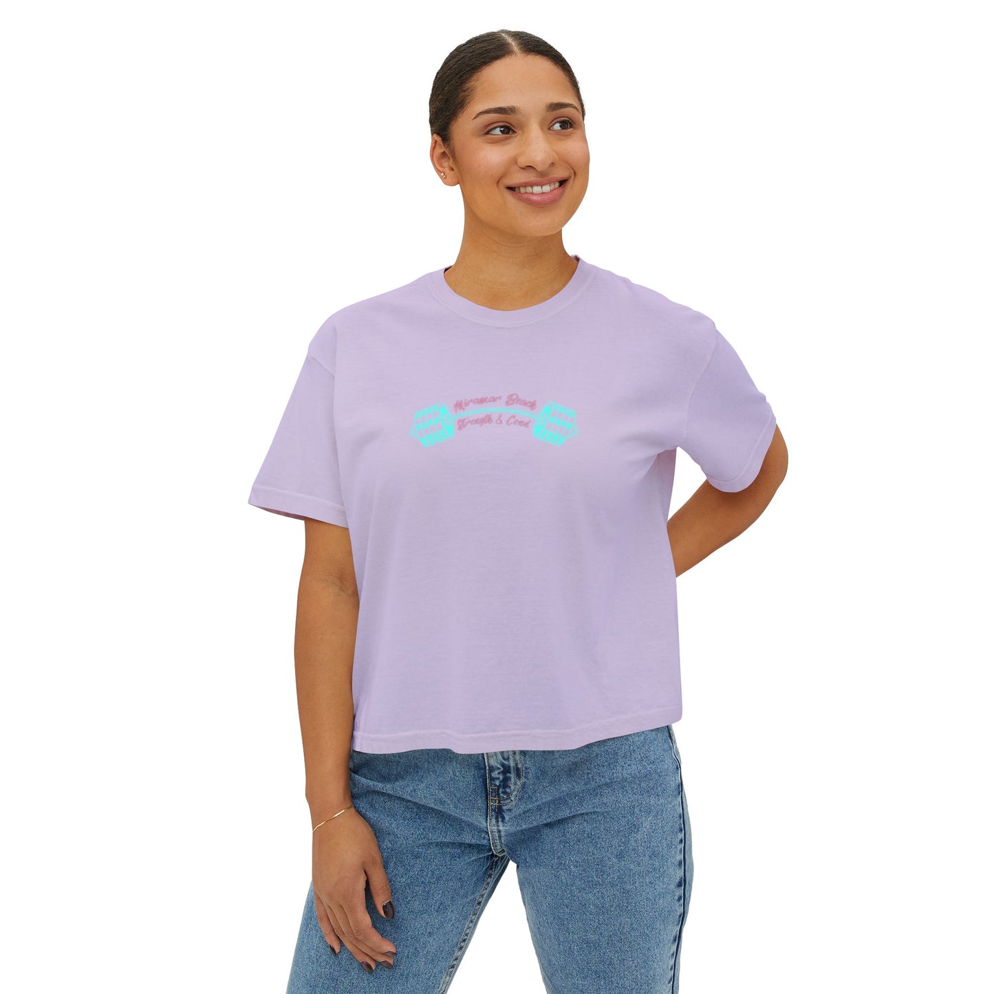 Built not Bought Women's Boxy Tee (oversized crop)